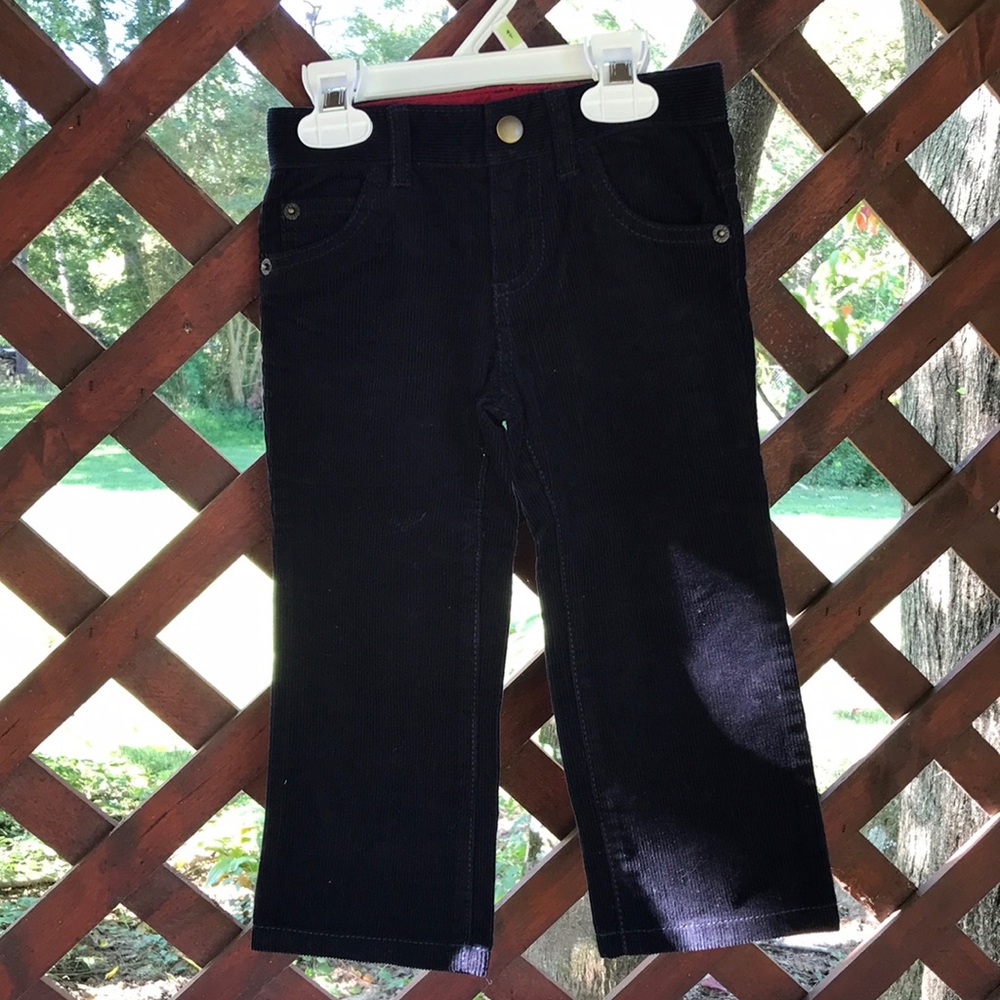 Soft black cords size 2 boys NWT